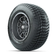 GTW® Volt Gunmetal 12 in Wheels with 255/50-12 Excel Classic Street Tires – Full Set