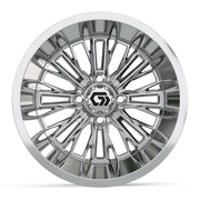 Viper Ultra-Wide 14 inch GTW golf cart wheel - Chrome