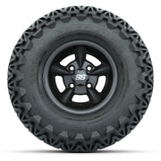 GTW Godfather Matte Gray 10 in Wheels with 22x11-10 Predator All-Terrain Tires – Full Set