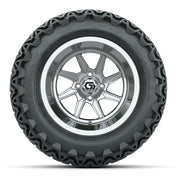 GTW Reaper Chrome 14 in Wheels with 23X10-14 Predator All-Terrain Tires – Full Set