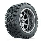 GTW Reaper Chrome 14 in Wheels with 22X10-14 Timberwolf All-Terrain Tires – Full Set