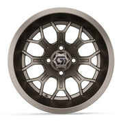 Assault Ultra-Wide 14 inch GTW golf cart wheel - Matte Bronze