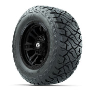 GTW Shogun Black 12 in Wheels with 23x10.00-R12 Maverick All-Terrain Tires – Full Set