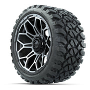 Set of (4) 15″ GTW Bravo Matte Gray Wheels with 23x10-R15 Nomad All-Terrain Tires