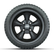 Set of (4) 12 in GTW Godfather Wheels with 215/35-12 GTW Mamba Street Tires