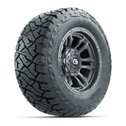 GTW Shogun Gloss Gunmetal 12 in Wheels with 23x10.00-R12 Maverick All-Terrain Tires – Full Set