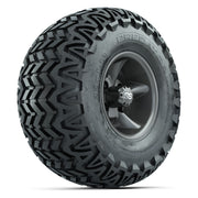 GTW Godfather Matte Gray 10 in Wheels with 22x11-10 Predator All-Terrain Tires – Full Set