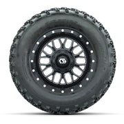 GTW Helix Machined/Black 12 in Wheels with 23x10.00-12 Rogue All Terrain Tires – Full Set