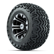GTW Specter Black and Machined Wheels with 20in Predator A-T Tires - 10 Inch