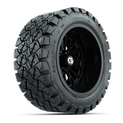 GTW Viper Gloss Black 14 in Wheels with 22X10-14 Timberwolf All-Terrain Tires – Full Set