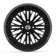 Viper Ultra-Wide 15 inch GTW golf cart wheel - Glossy Black