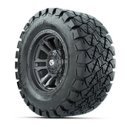 GTW® Shogun Gunmetal 12 in Wheels with 22x10-12 Timberwolf All-Terrain Tires – Full Set