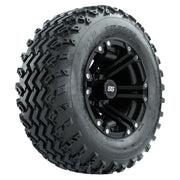 GTW 12 inch Specter matte black wheels with Rogue all-terrain tires - Set of Four