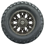 GTW 12 inch Stellar matte bronze wheels with Rogue all-terrain tires - Set of Four