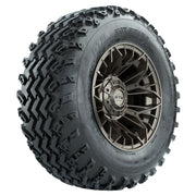 GTW 12 inch Stellar matte bronze wheels with Rogue all-terrain tires - Set of Four