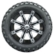 GTW 14 inch Tempest matte bronze wheels with Rogue all-terrain tires - Set of Four