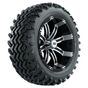 GTW 14 inch Tempest matte bronze wheels with Rogue all-terrain tires - Set of Four