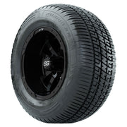 GTW 10 inch Storm Trooper black wheels with Fusion DOTstreet tires - Set of Four