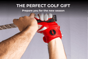 THE BYRD GOLF GLOVE - Black/Red