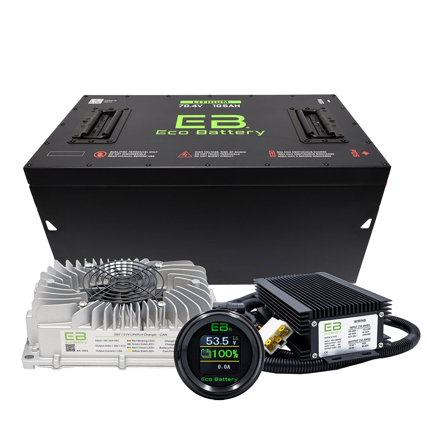 Eco Battery Bolt Hardware for Uni Batteries (Skinny & 70V)