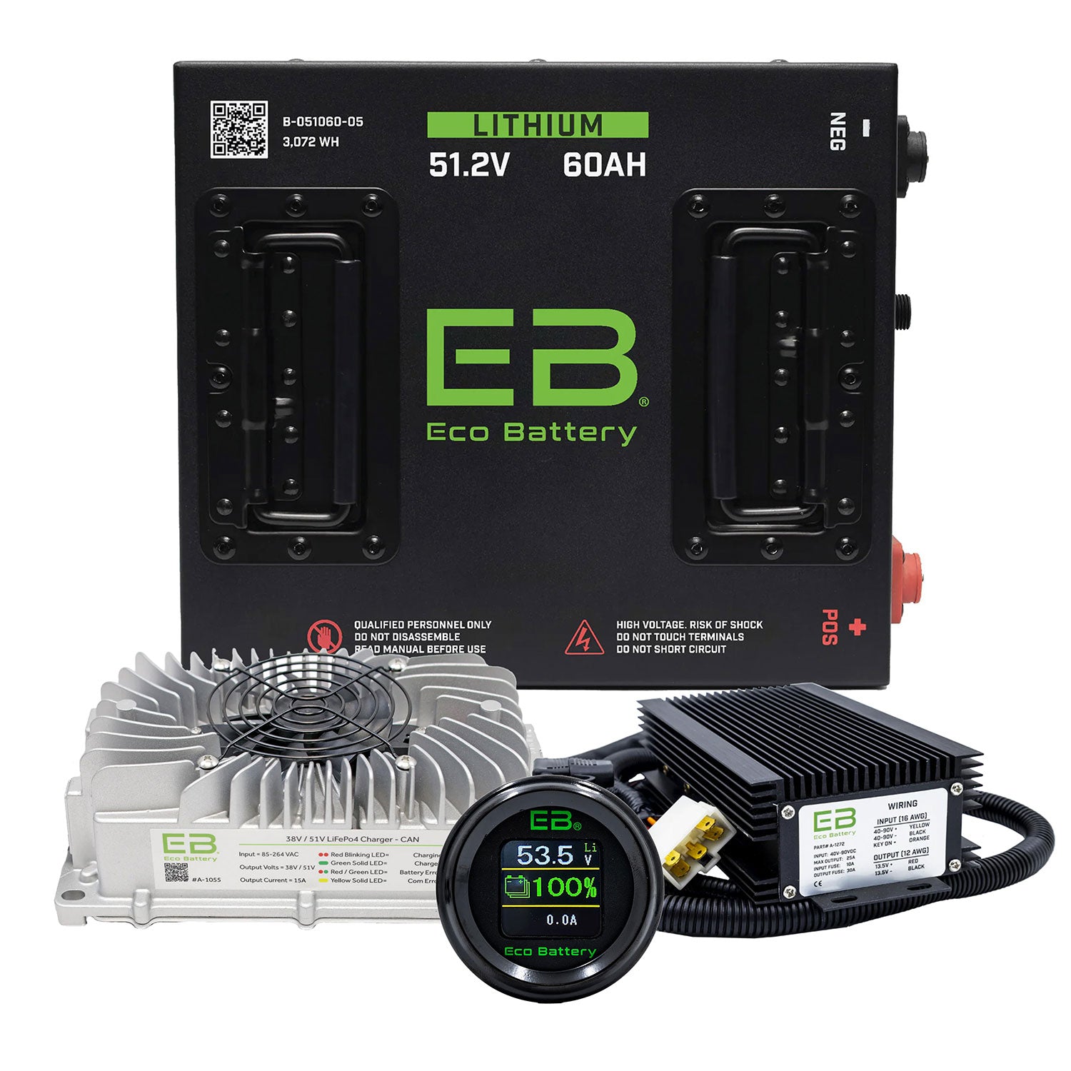 Eco Battery Yamaha Drive Locking Charge Port (Years 2011-Up)