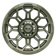 Bravo 14 inch GTW golf cart wheel - Matte Recon Green
