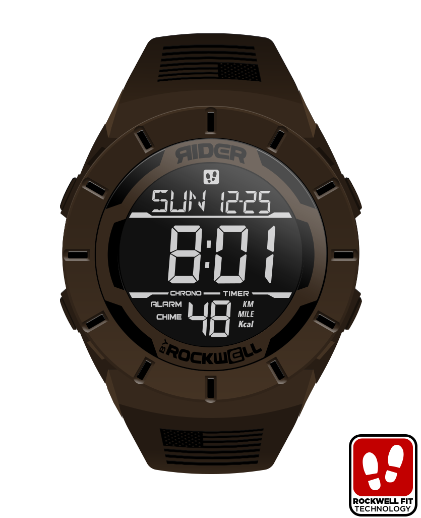 Coliseum Fit™ - Freedom Edition (Gunstock Brown/Black) Watch