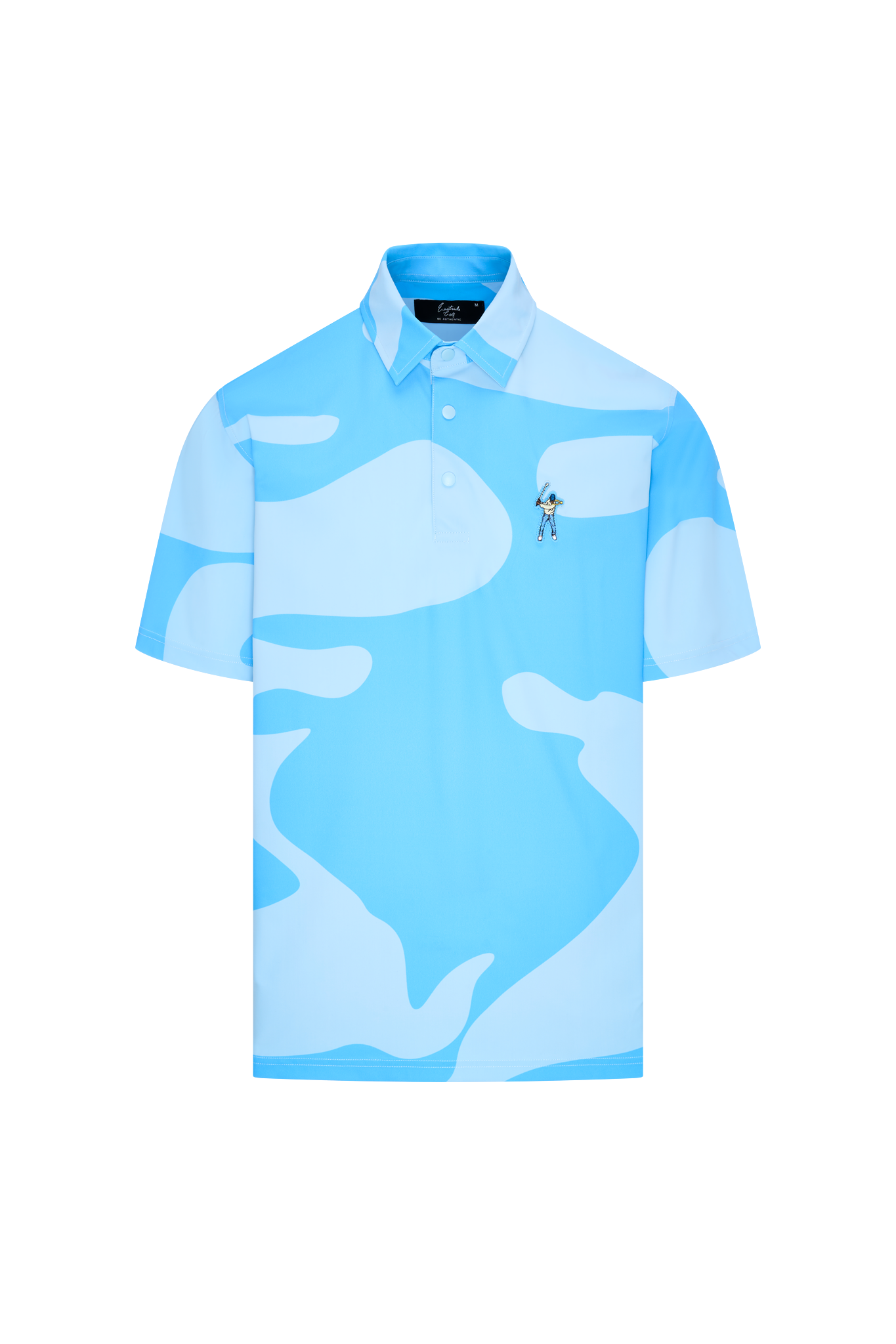 Camo Snap Placket Polo