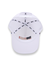 American Flag Rope Flat Bill Hat