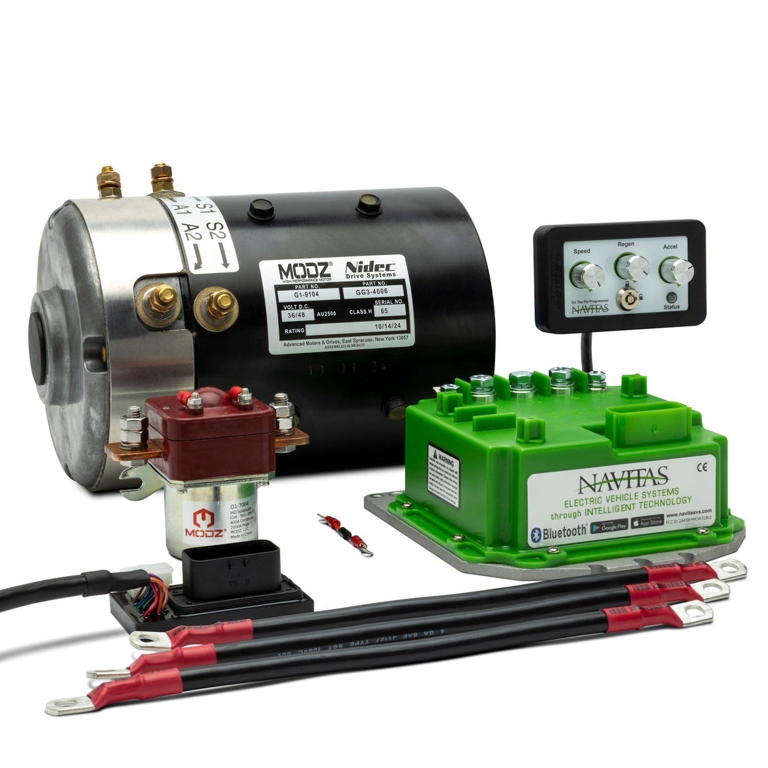 MODZ® Yamaha G19/G22/G29 Drive/Drive2 High Speed DC Motor and 440A Navitas Controller Bundle