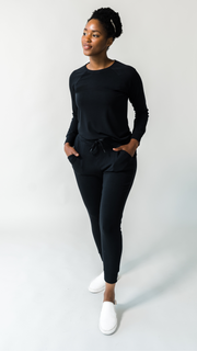 Women's The Ease Pullover - Black