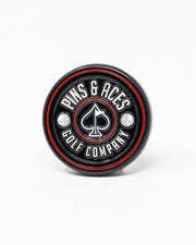 Pop Out Medallion Ball Marker - Black