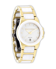 Katelynn (Gold/White Ceramic) Watch
