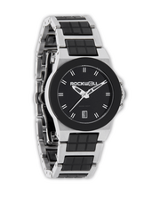 Katelynn (Silver/Black Ceramic) Watch
