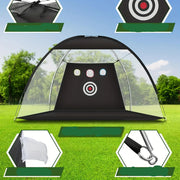 Golf Practice Net with Mat Balls  and Tee