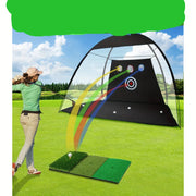 Golf Practice Net with Mat Balls  and Tee