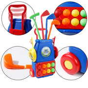 Perfect Golf Gift Kids Golf Cart Set for Holidays and Beyond