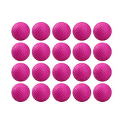 20 Pcs Color Sponge Indoor Practice PU Foam Golf Balls