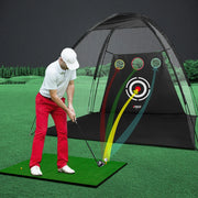 All-Weather Golf Practice Cage with Carry Bag