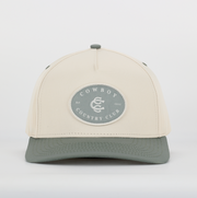 Two Tone Cotton Hat Green