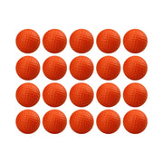 20 Pcs Color Sponge Indoor Practice PU Foam Golf Balls