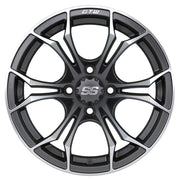 Spyder 14 inch GTW golf cart wheel - Matte Grey