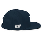 Spinner Snapback The Torrey Navy White golf hat – right side