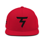 Spinner Snapback The Torrey Red Black golf hat – front view