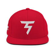 Spinner Snapback The Torrey Red White golf hat – front view