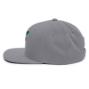 Spinner Snapback The Torrey Silver Kelly golf hat – left side