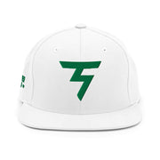 Spinner Snapback The Torrey White Kelly golf hat – front view
