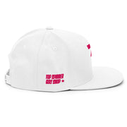 Spinner Snapback The Torrey White Pink golf hat – right side