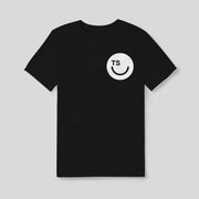 Solid Happy Short Sleeve Tee