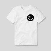 Solid Happy Short Sleeve Tee